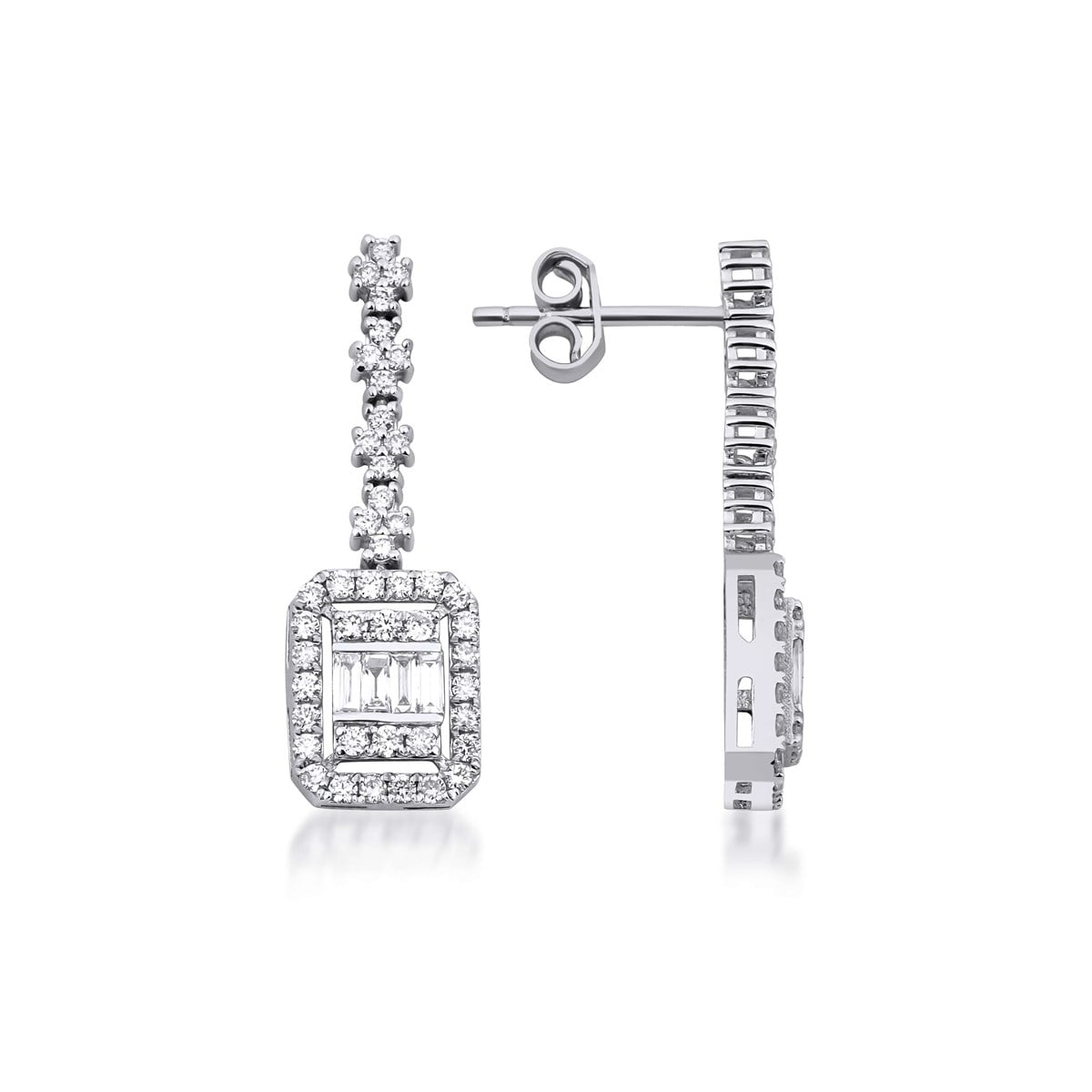 0,84 KARAT BAGET KÜPE