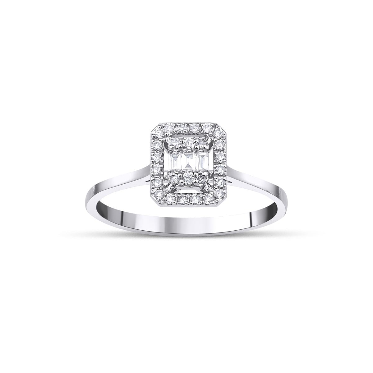 Pırlanta Baget YüzükYeni Yıl Kolleksiyonu YüzükBAGET YÜZÜK