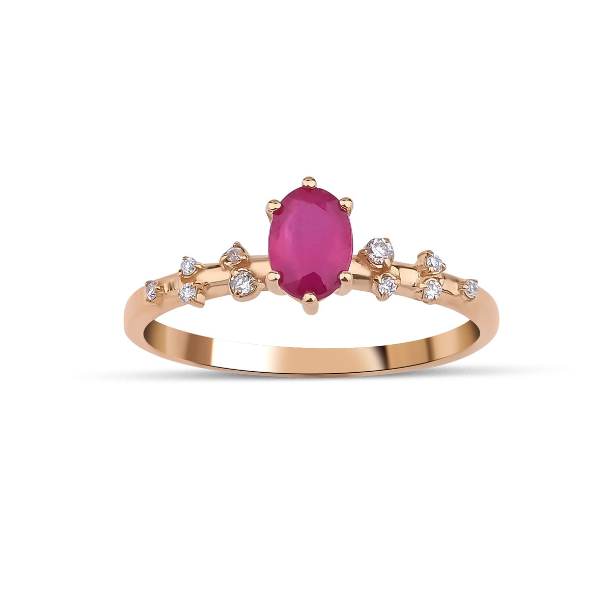 Pırlanta YüzükYeni Yıl Kolleksiyonu YüzükRUBY PETİT