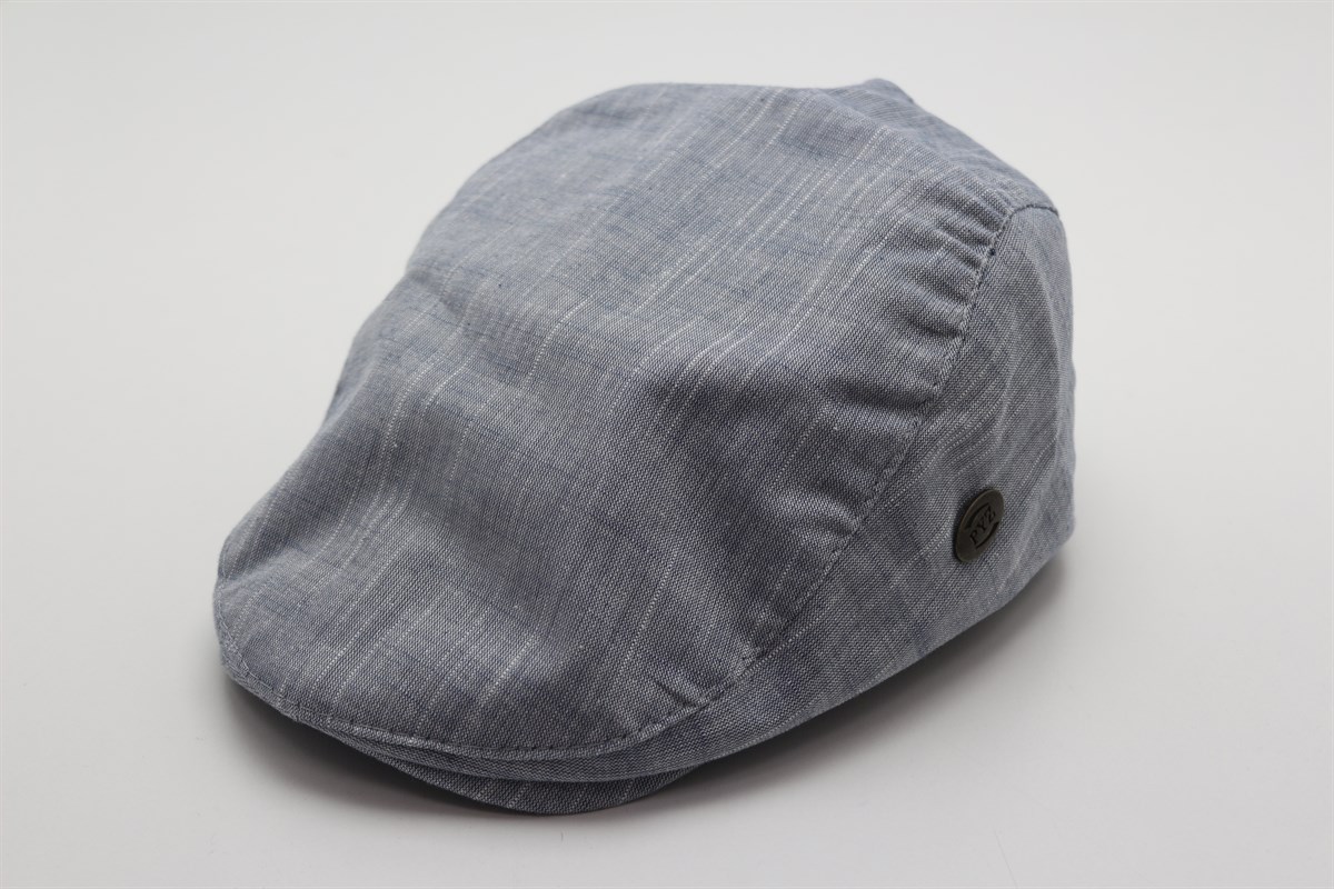 ÖRDEK KETEN GRİ TURUNC KASKET STANDART LASTİKLİ  kas005