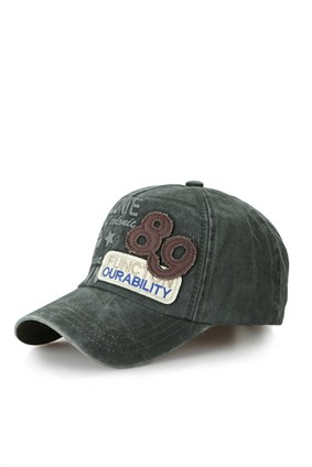 89 YAZILI YIKAMALI KOT KALİTELİ ŞAPKA 89004