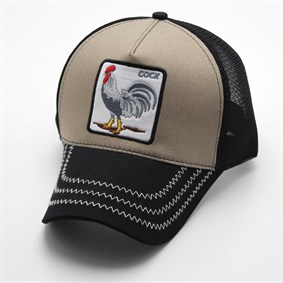 HAYVAN FİGÜRLÜ ARKASI FİLELİ SÜPER KALİTE ŞAPKA20