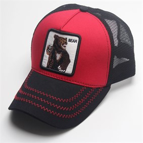 HAYVAN FİGÜRLÜ ARKASI FİLELİ SÜPER KALİTE ŞAPKA28