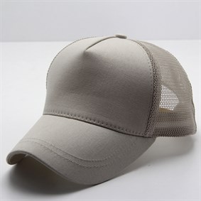 SADE PAMUKLU KALITELİ SPORT KREM FİLELİ ŞAPKA  sa07