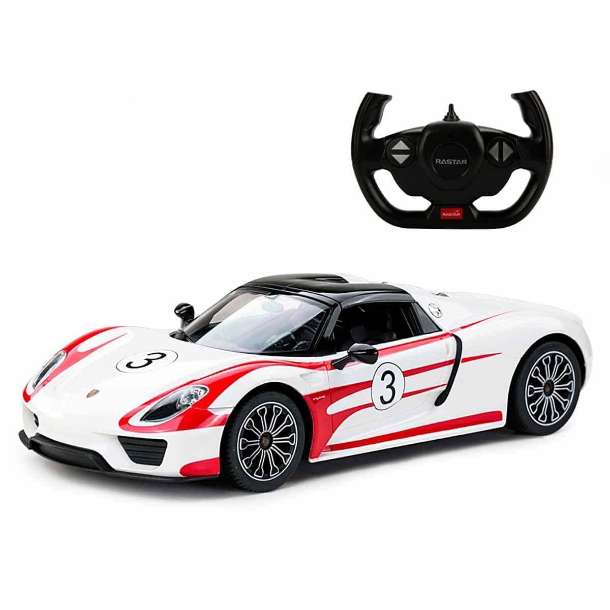 00070710 SUN-RAS-R/C 1/14 F/F PORSCHE 918 SPYDER 2.4GHZ.ISIKLI 2R.