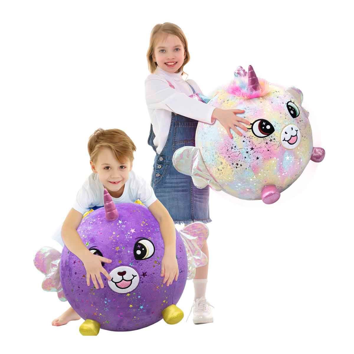 00072292 SUN-EOL-PELUS BIGGIES SHINYCORNS RAINBOW UNICORN SIZE-XXL W2