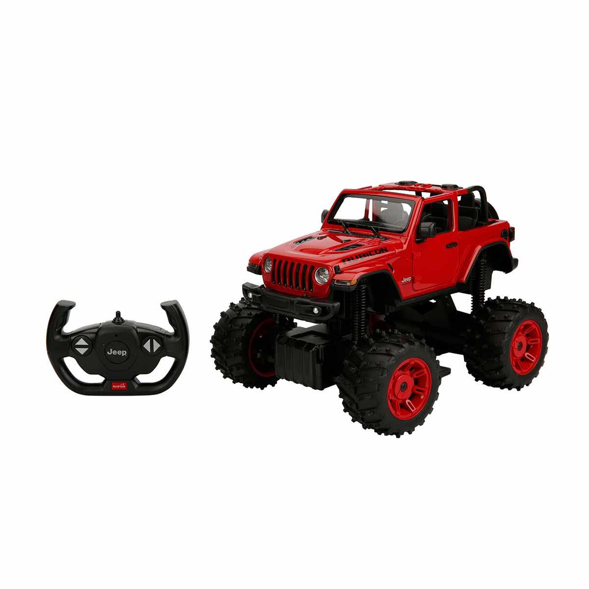 00079410 SUN-RAS-R/C 1/14 F/F JEEP WRANGLER RUBICON BIG WHEEL OFF-ROADER MAN.KAPI ACILAN 2.4GHZ.3R.