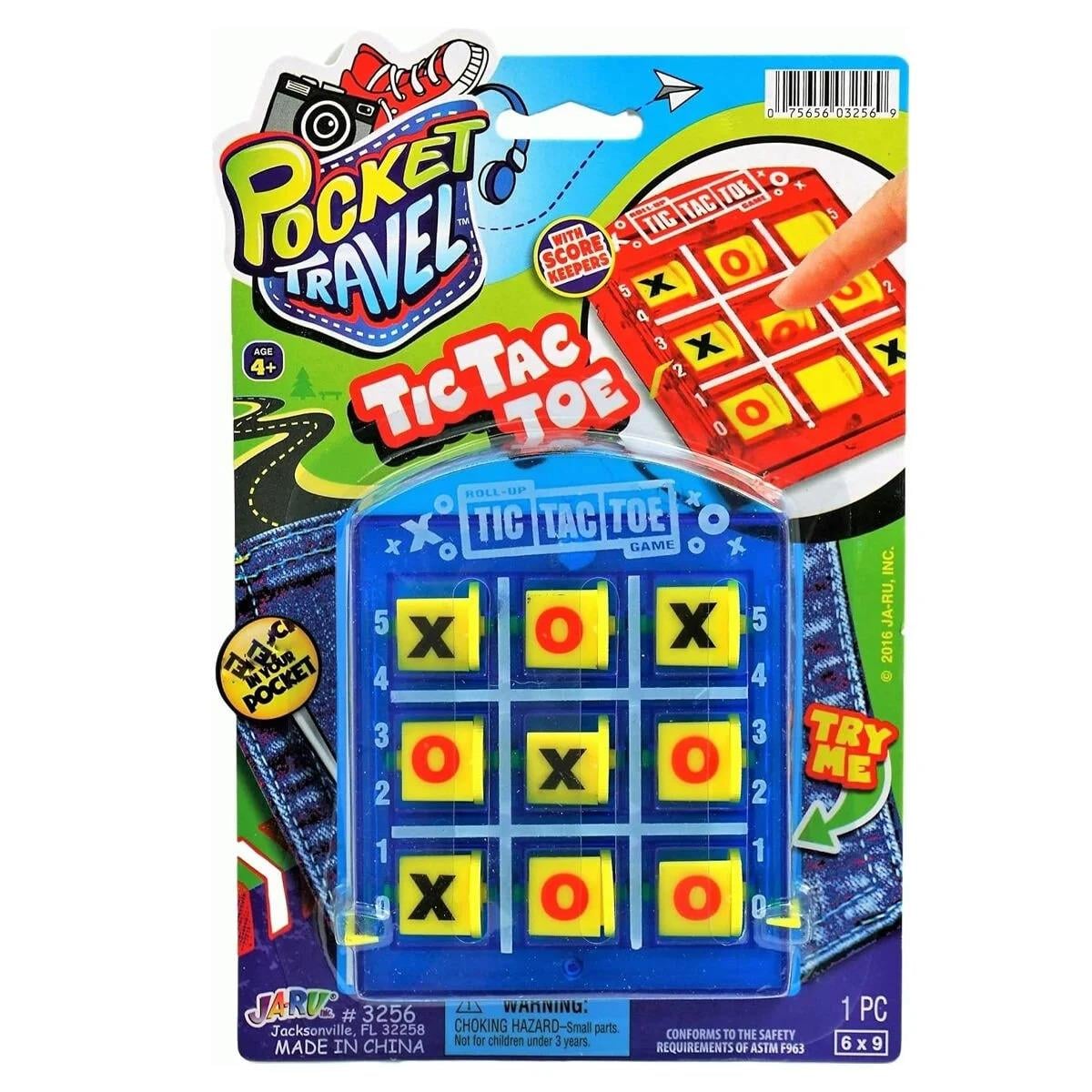 01003256 SUN-JRU-POCKET TRAVEL TIC TAC TOE 2A.KRTL.