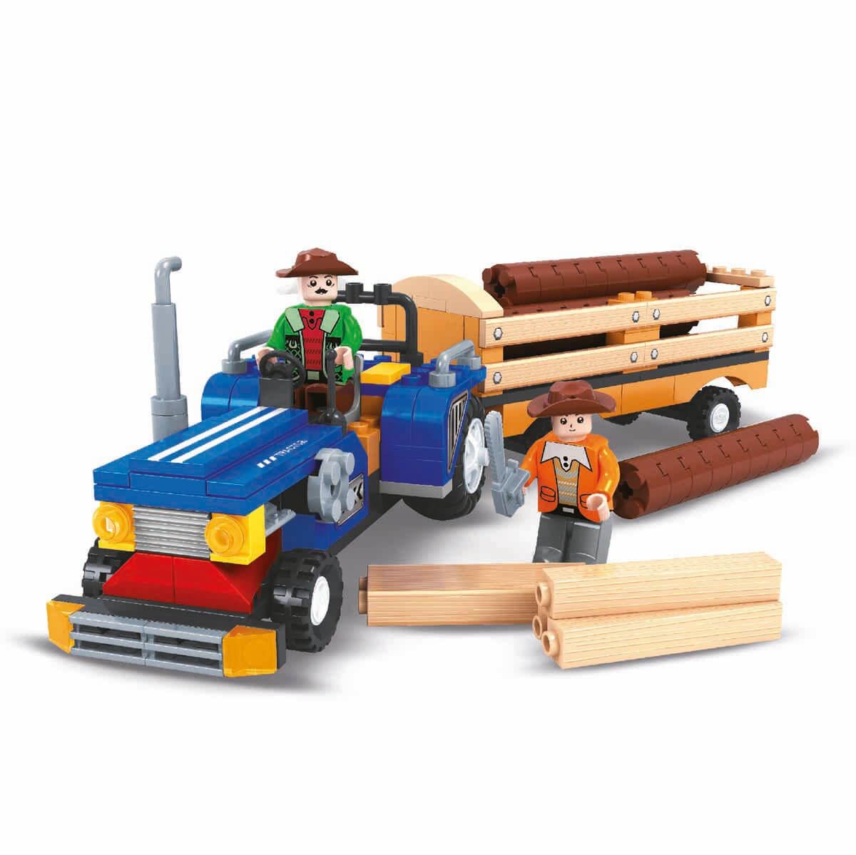 01028506 SUN-RST-BLX-FARM SET ROMORKLU TRAKTOR 2FGR.224PRC.