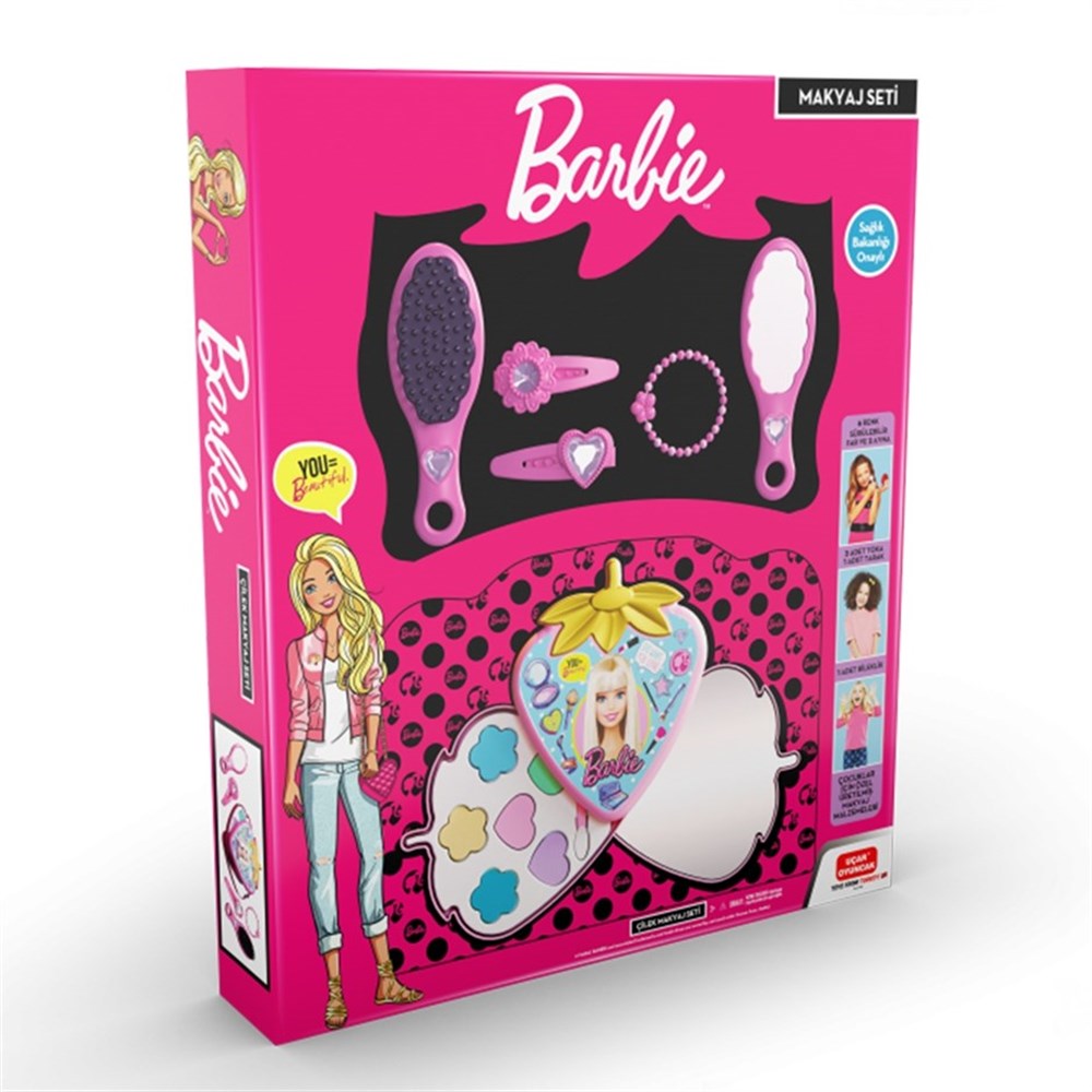 0238 BARBIE LITTLE MAKE UP SET CILEK MAKYAJ SETI KUTULU