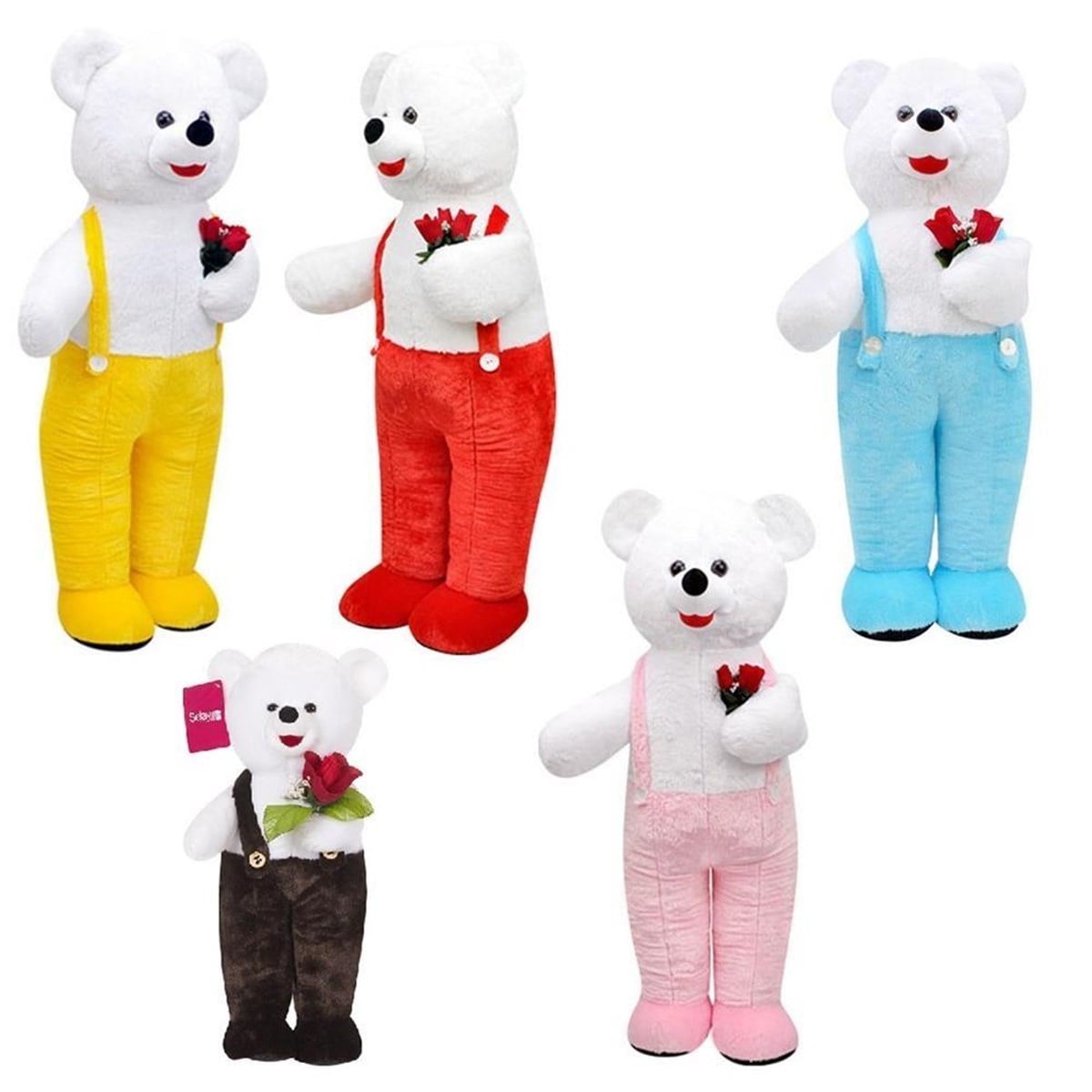 1075 CICEKLI TULUMLU AYICIK 80 CM