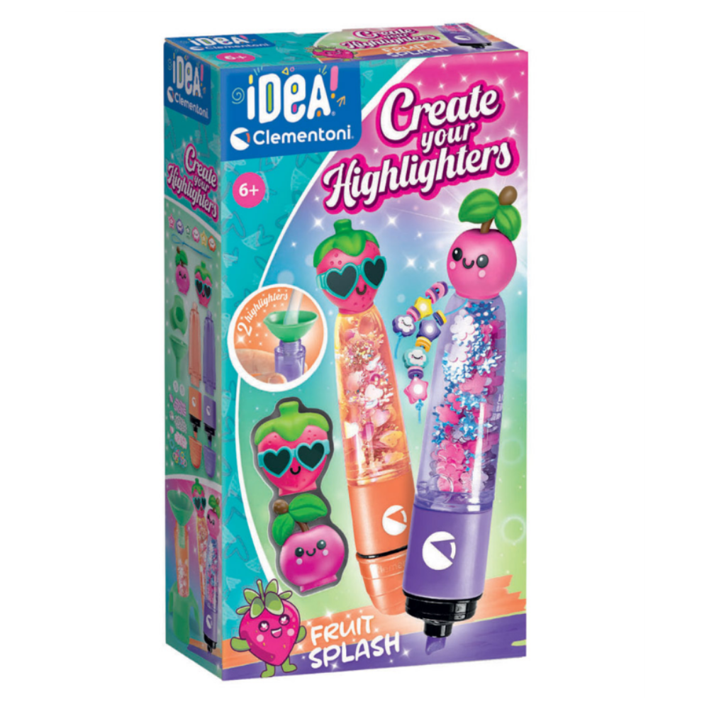 18398 IDEA CLEMENTONI - MINI FOSFORLU KALEM TASARIM STANDI - 24 LU STAND