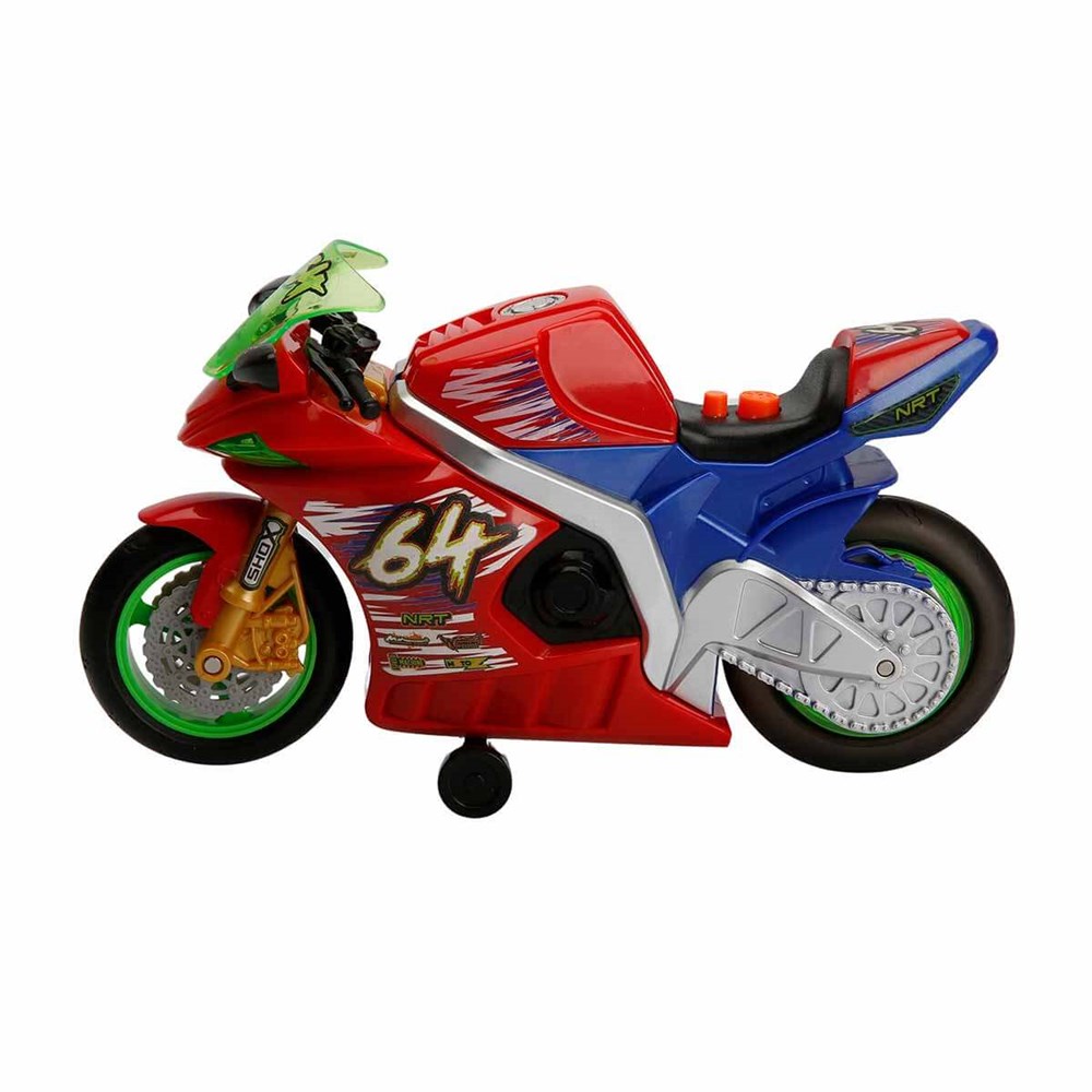 20030 SUN-NKK-RRP-MOTORIZE MOTOSIKLET WHEELIE BIKES LS HAREKETLI 25CM.SES/ISIK 2A.