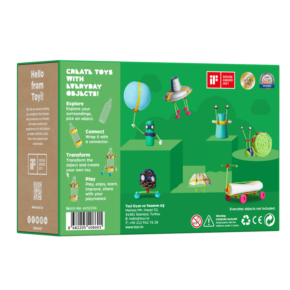 408670 TOYI BASIC - 20 PARCA STEM SETI VE YARATICI YAPI OYUNCAKLARI