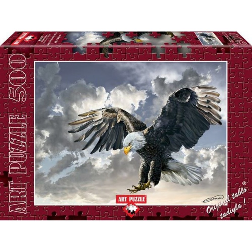 4167 SIYAH BEYAZ 500 PARCA ART PUZZLE