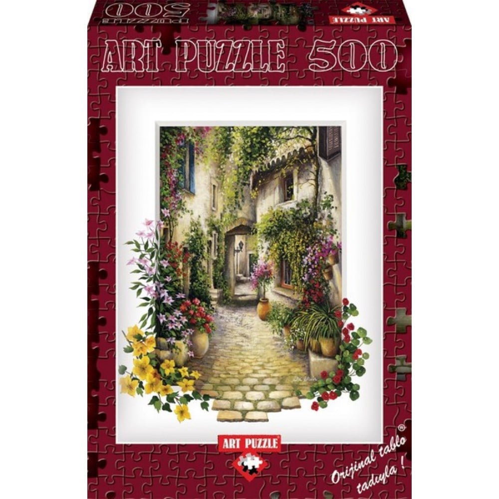 4189 CICEKLI ARA SOKAK 500 PARCA ART PUZZLE