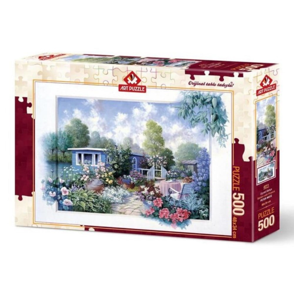 4211 CICEKLI BAHCE 500 PARCA ART PUZZLE