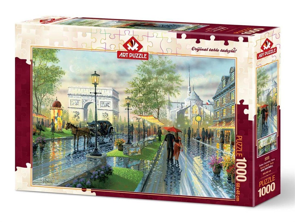4225 BAHAR GEZINTISI PARIS 1000 PARCA ART PUZZLE