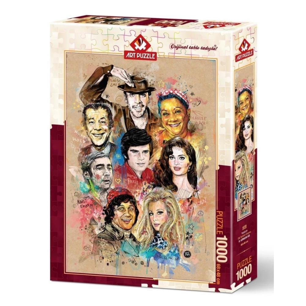 4235 YESILCAM 1000 PARCA ART PUZZLE