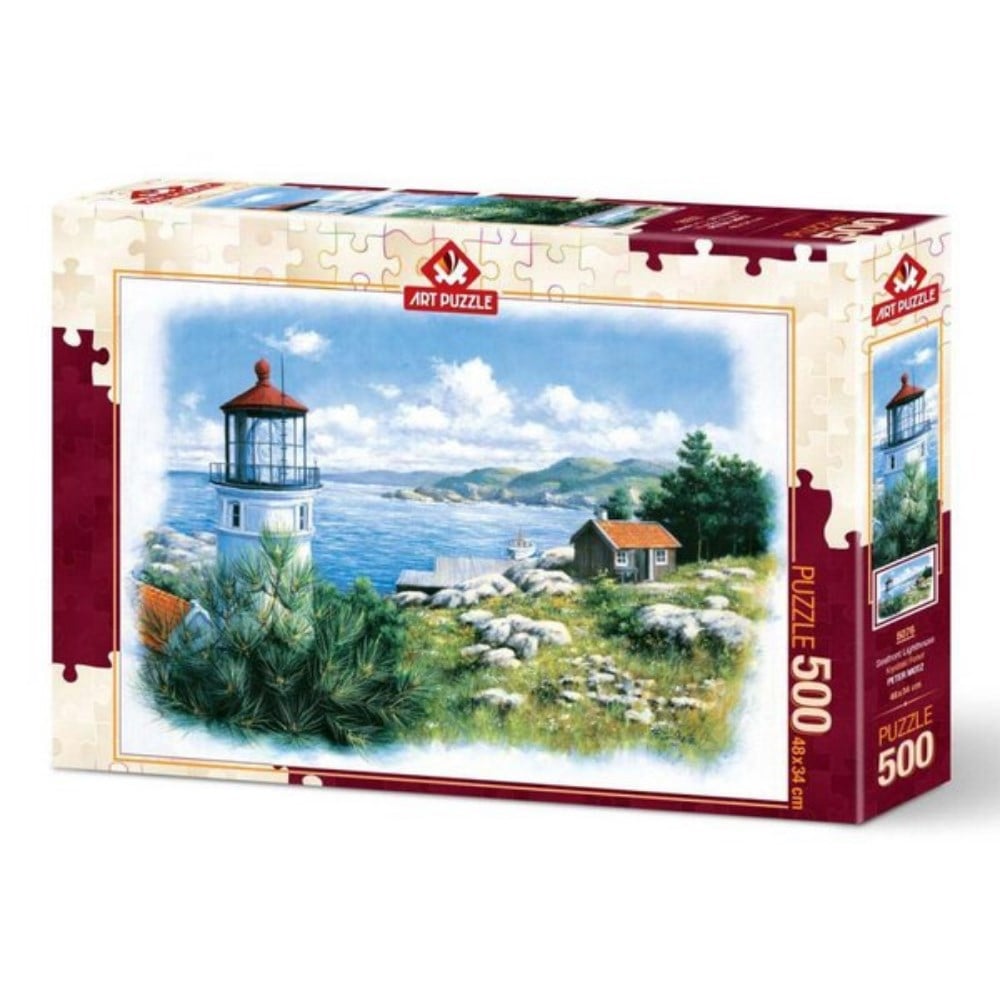 5076 KIYIDAKI FENER 500 PARCA ART PUZZLE