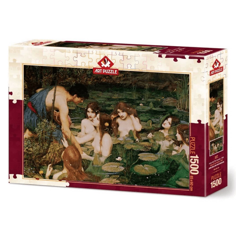 5377 HYLAS VE SU PERILERI-1896 1500 PARCA ART PUZZLE