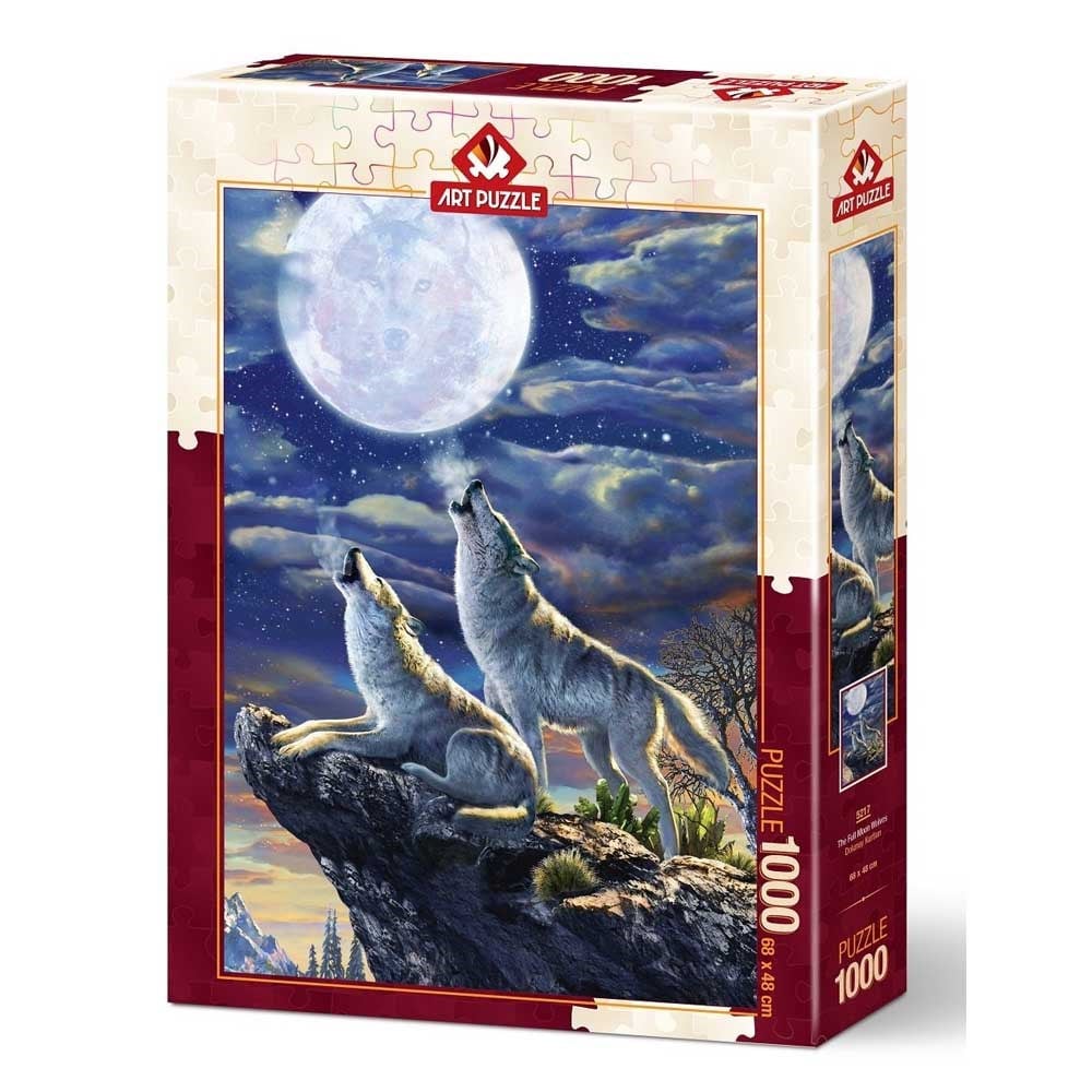Art Puzzle Dolunay Kurtları 1000 Parça Puzzle