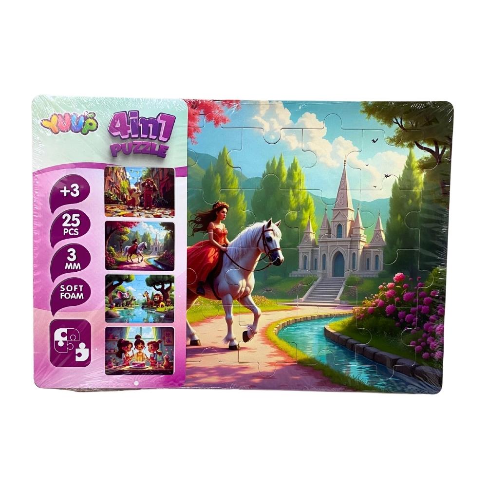 Aden Oyuncak A4 4 Lü Puzzle ADN-3468