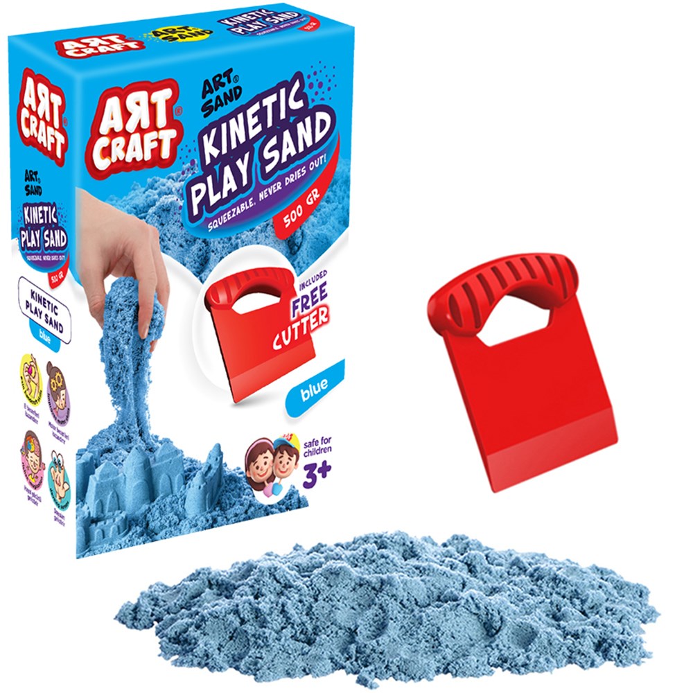 Aksesuarlı Mavi Kinetik Oyun Kumu 03686