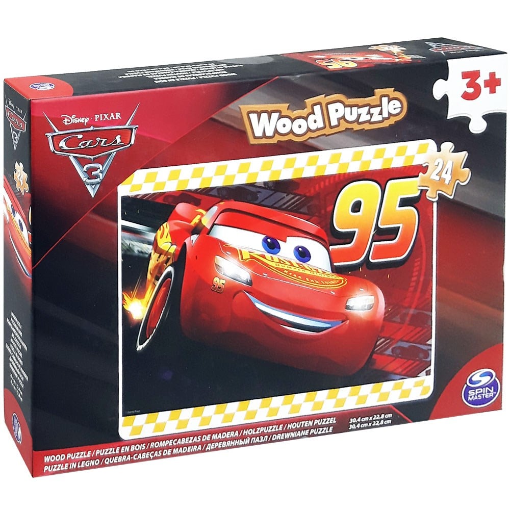 Arabalar Ahşap Puzzle 24 Parça 98489C