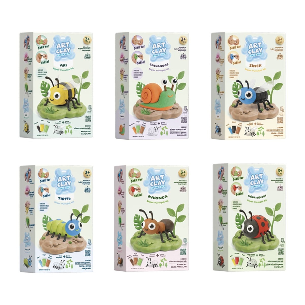 Art Clay Minik Canlılar Süper Hafif Kil 04148