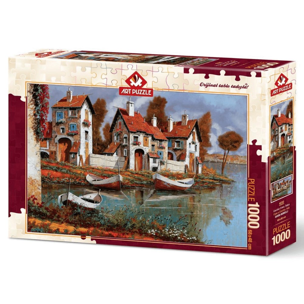 Art Puzzle Cerchio Evleri, İtalya 1000 Parça