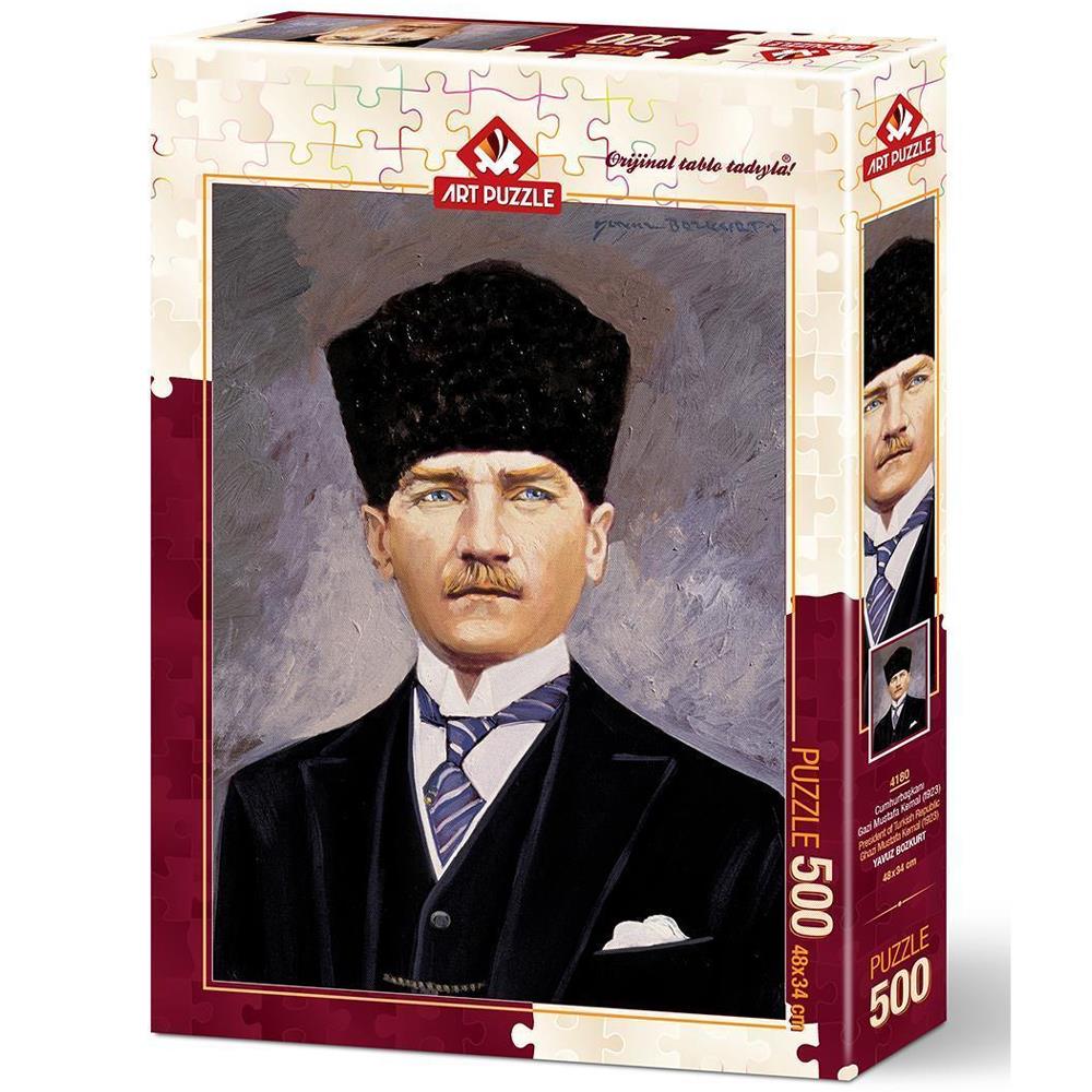 Art Puzzle Cumhurbaşkanı Gazi Mustafa Kemal Atatürk 500 Parça Puzzle 4180
