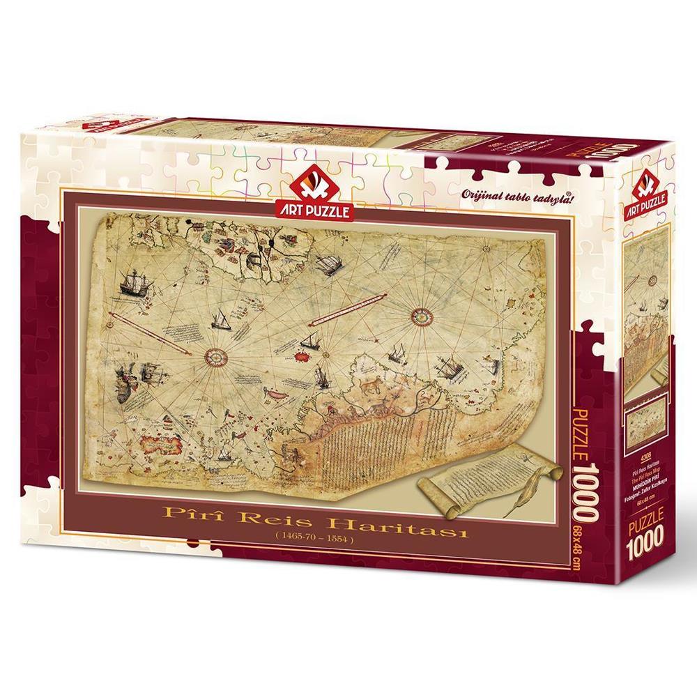Art Puzzle Piri Reis Haritası 1000 Parça Puzzle 4308