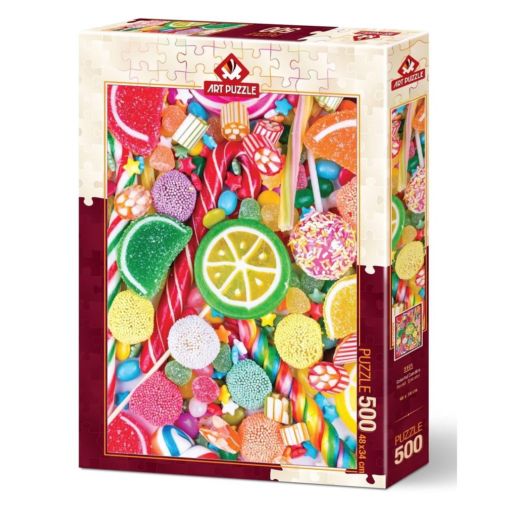 Art Puzzle Renkli Şekerler 500 Parça Puzzle 5101