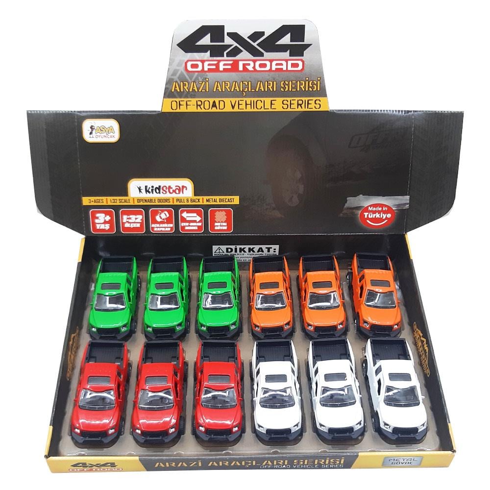 Asya Oyuncak Çekbırak Metal Arazi Aracı KID.00063