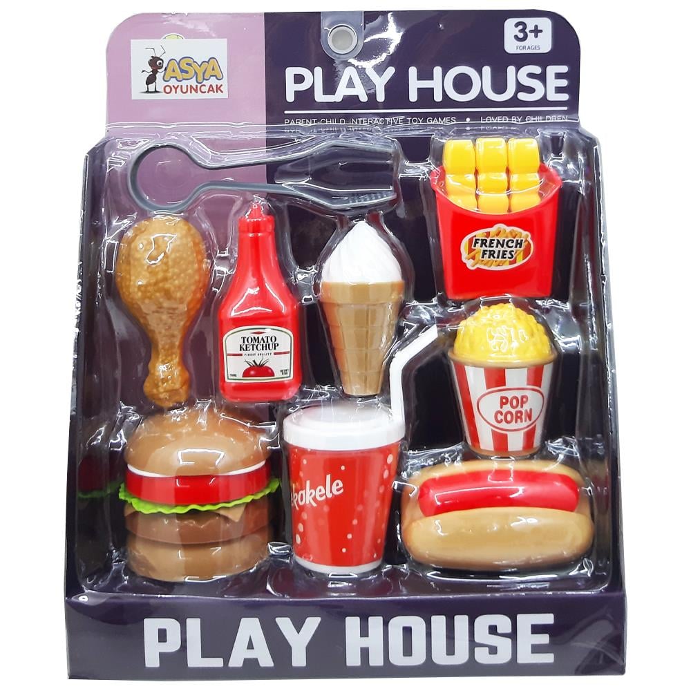 Asya Oyuncak Hamburger Seti 18126-689-13