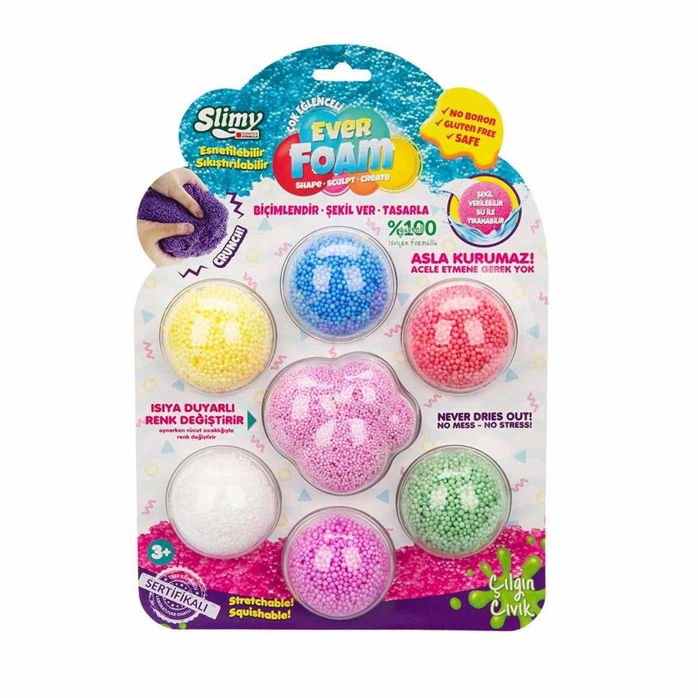 Asya Oyuncak Slimy Ever Foam 7 Renkli Slime 38008