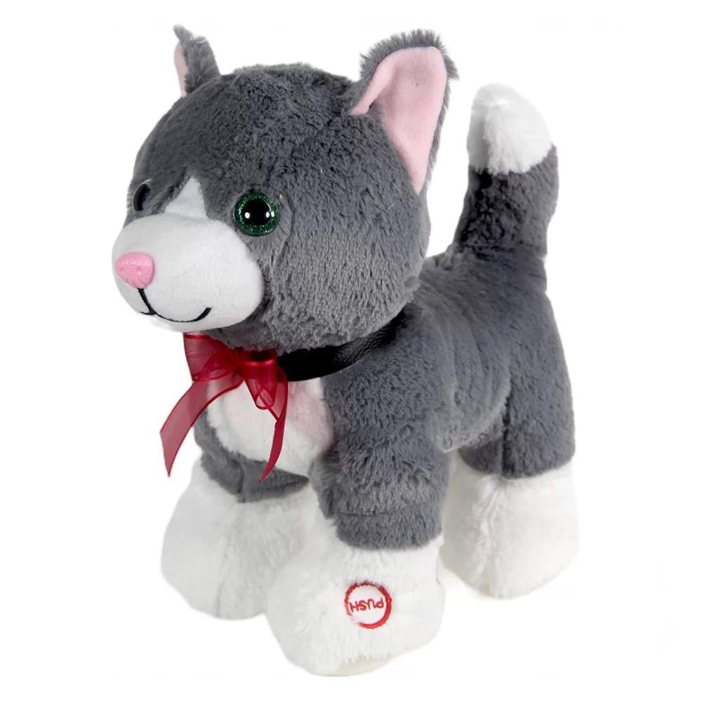 Atabey Oyuncak Peluş Sesli Şanslı Kedi 35 Cm