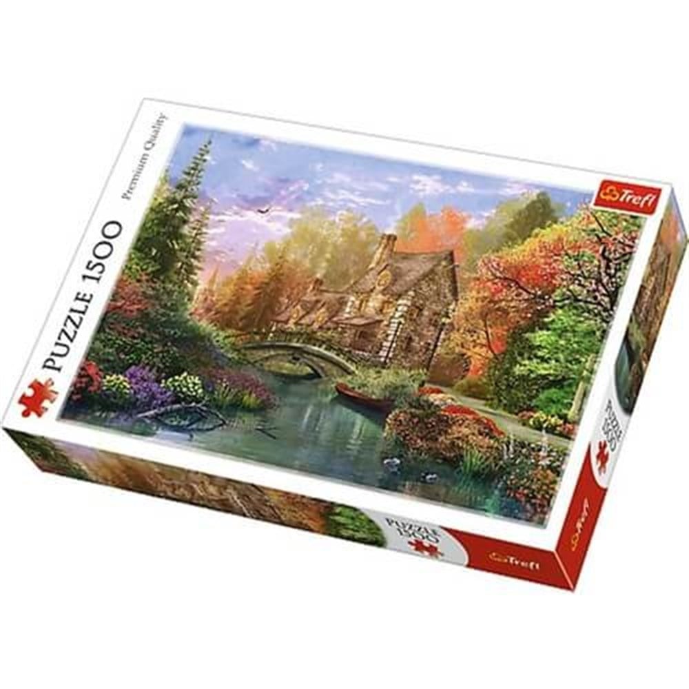 Trefl Puzzle Cottage By The Lake 1500 Parça