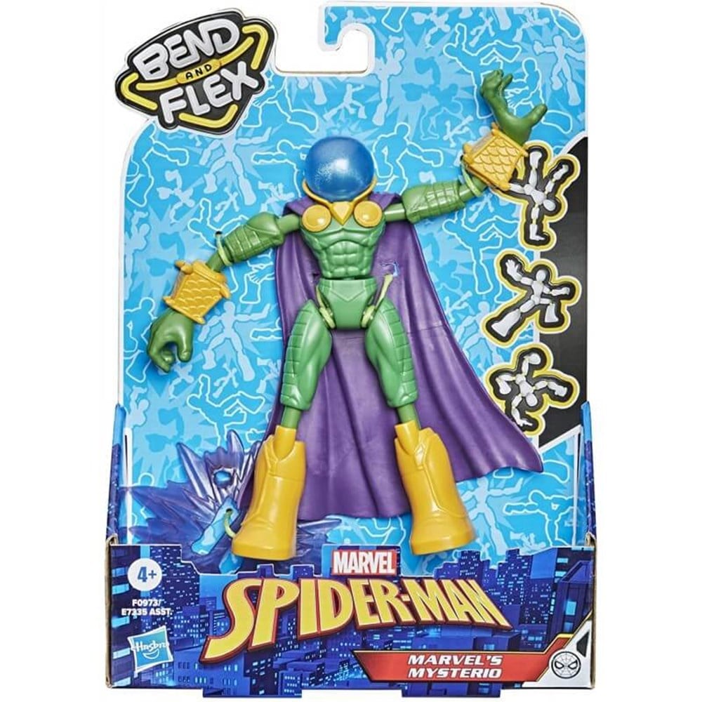 F0973 SPIDER-MAN BEND & FLEX MYSTERIO FIGUR