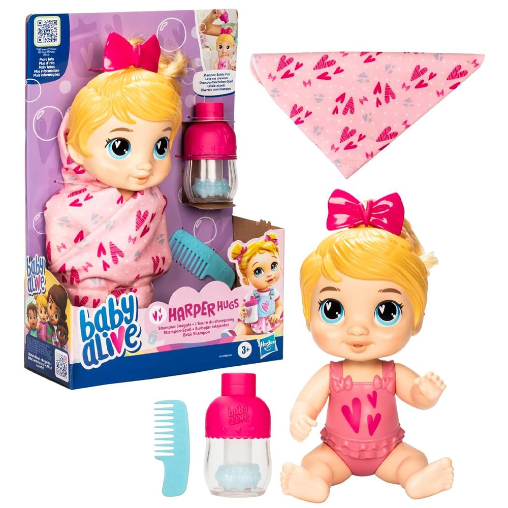 Baby Alive Bebeğimle Şampuan Eğlencesi Sarışın F9119