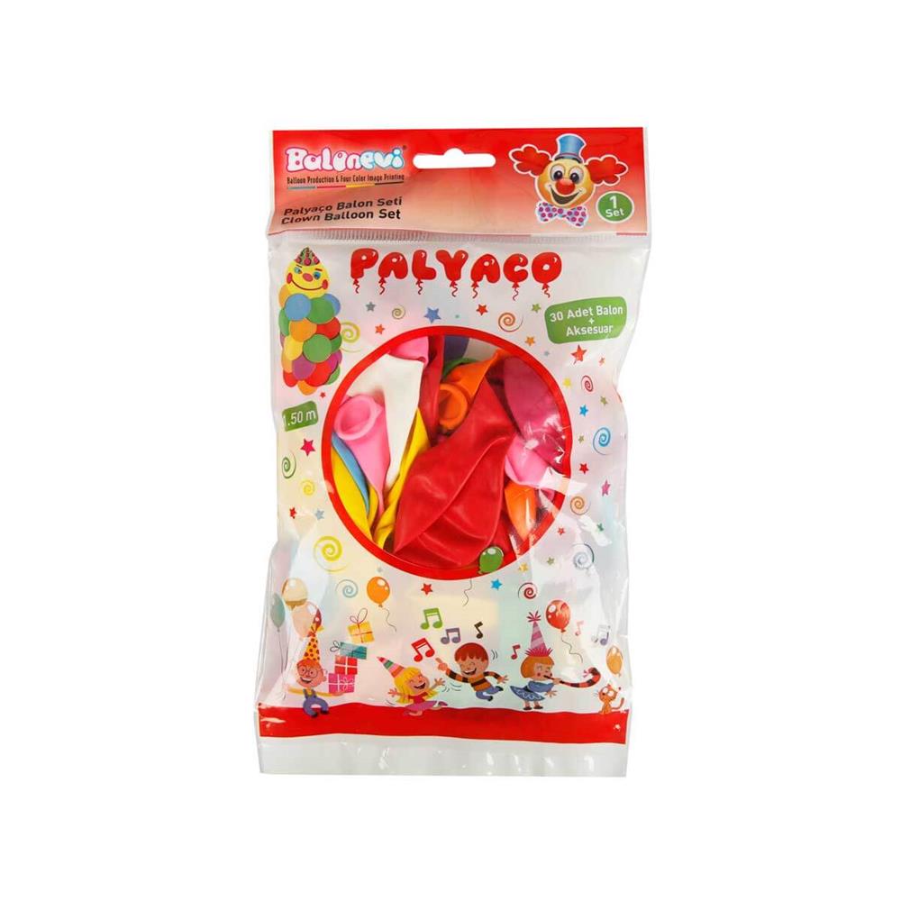 Balonevi Oyuncak Palyaço Balon Seti