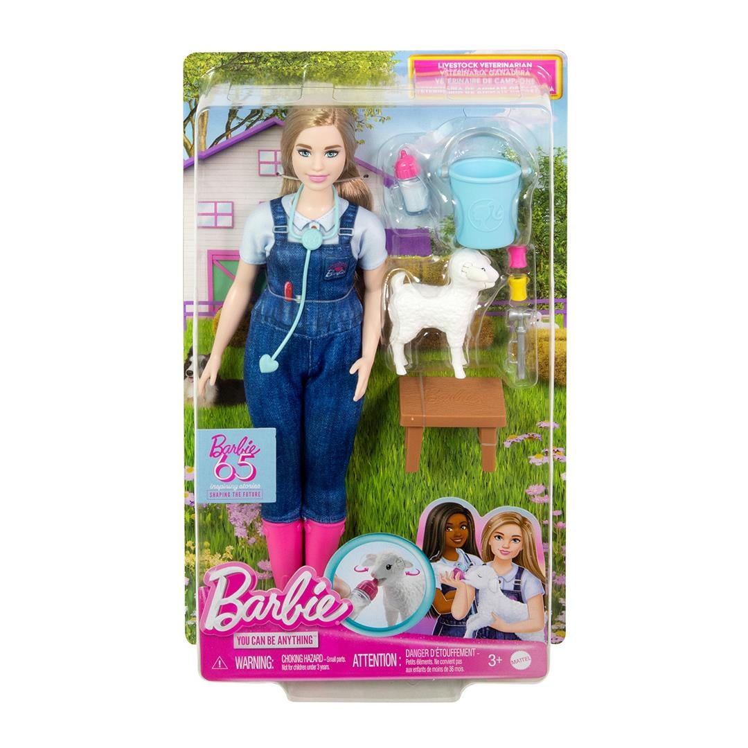 Barbie 65.yıl Deluxe Kariyer Bebekleri Veteriner HRG42