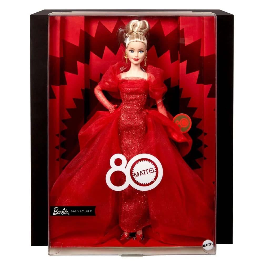 Barbie 80.Yıl Dönümü Koleksiyon Bebek Sarışın JBJ17