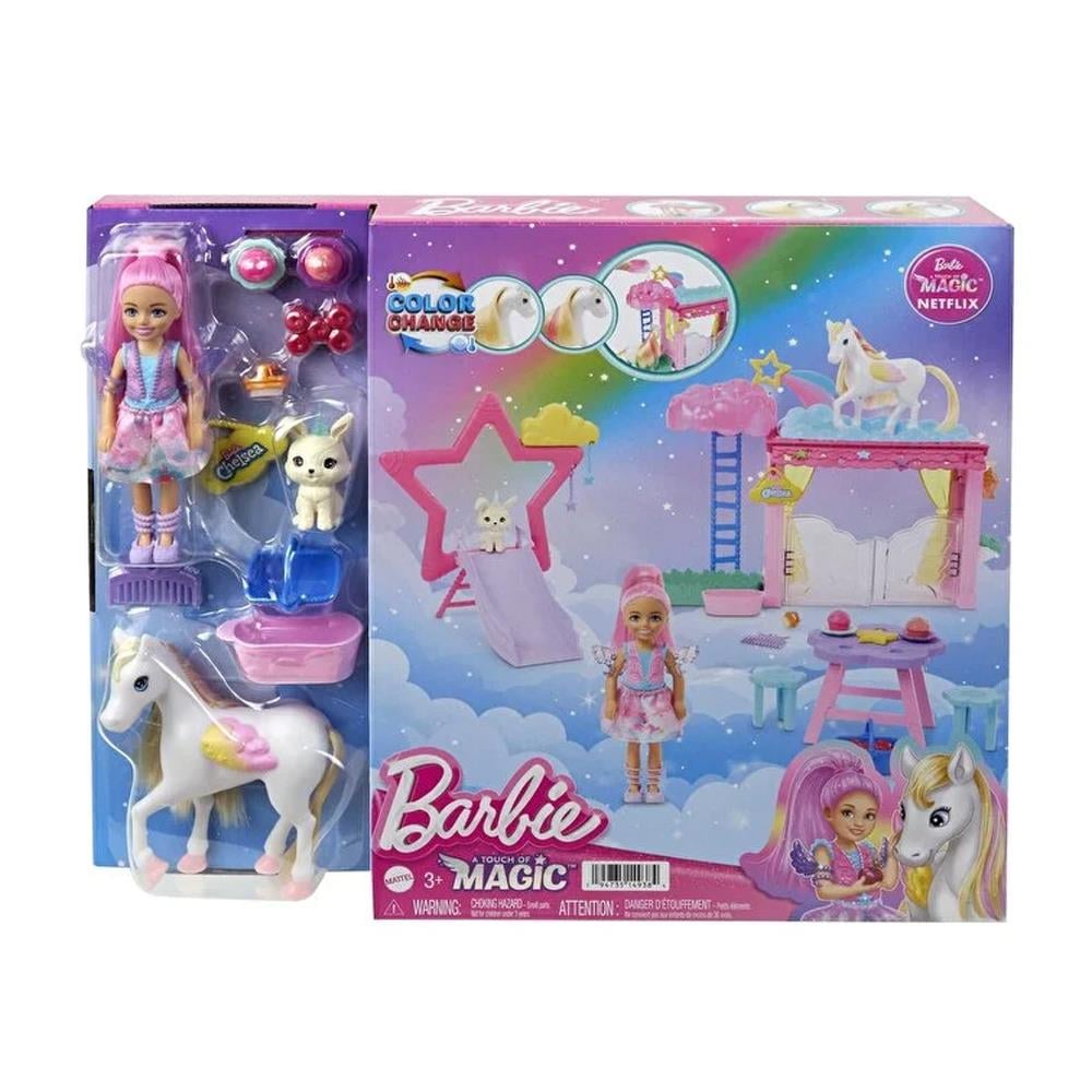 Barbie A Touch Of Magic Chelsea Ve Pegasus Oyun Seti HNT67