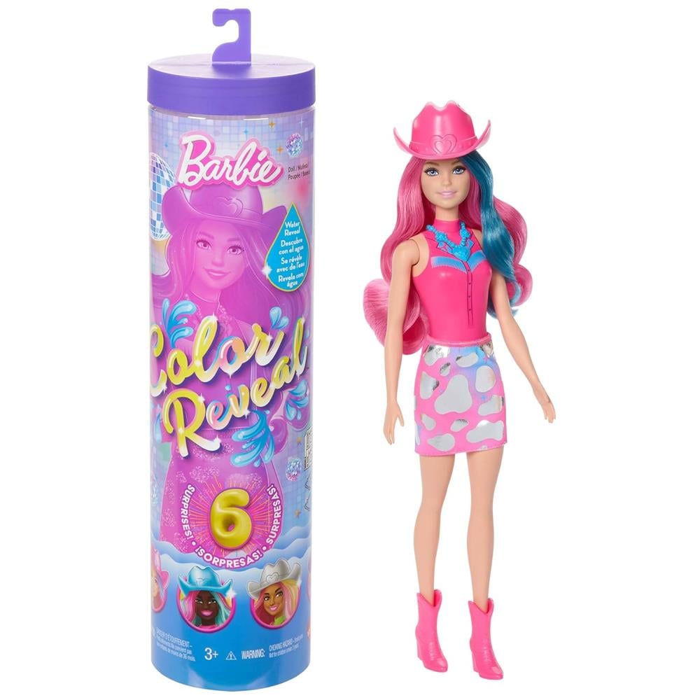Barbie Color Reveal Renk Değiştiren Sürpriz Renk Değiştiren Sürpriz Barbie Disco Star Serisi JCP01