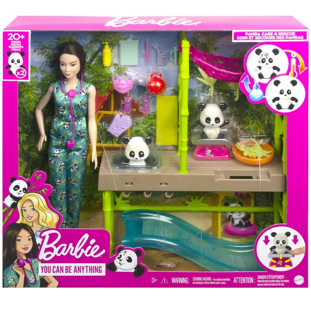Barbie Panda Bakımı Oyun Seti HKT77