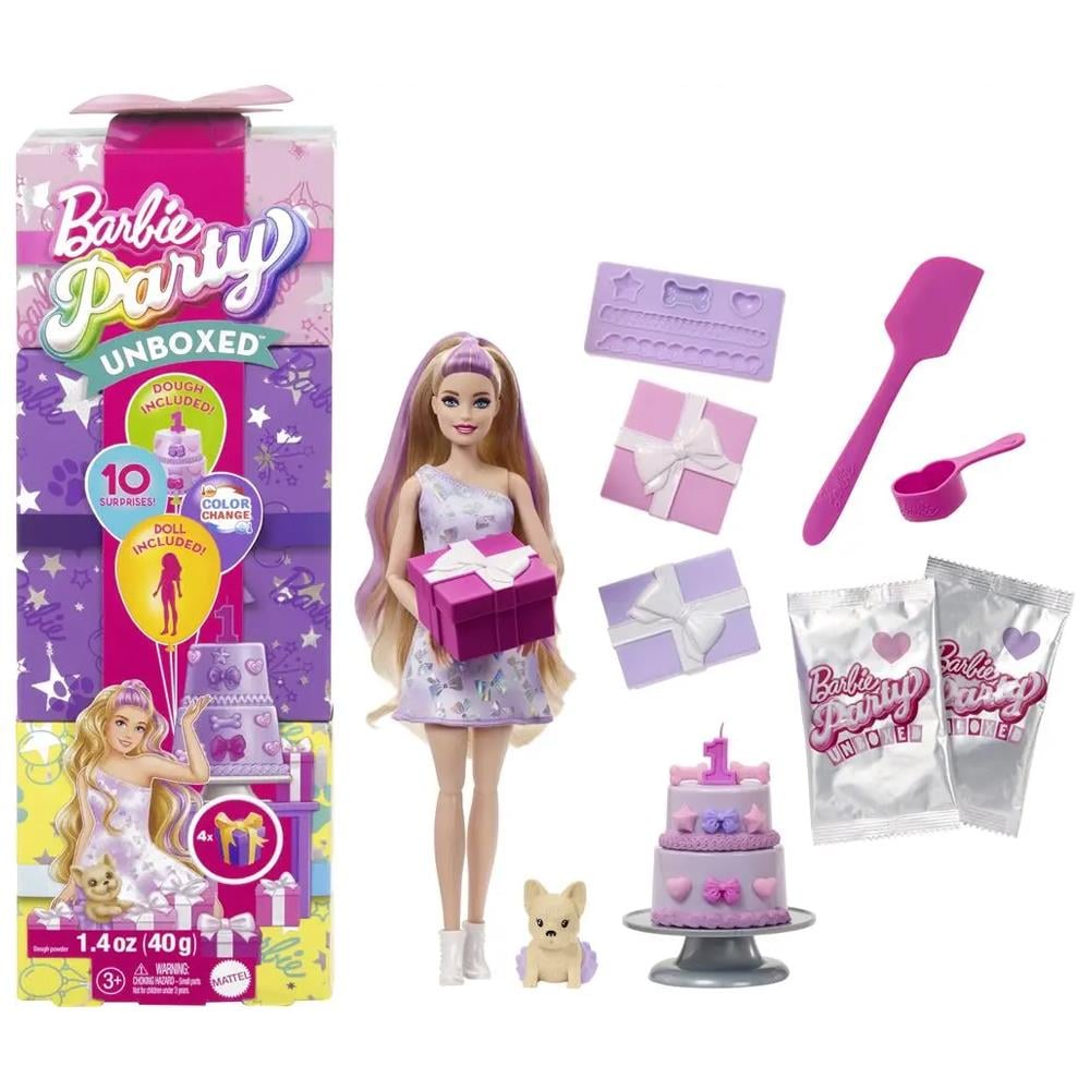 Barbie Party Unboxed Köpeğimin Doğum Günü Serisi JFG68