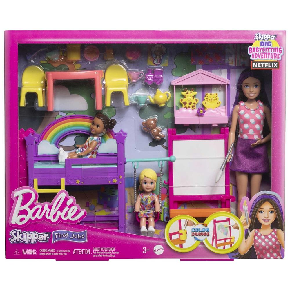 Barbie Skipper Bebek Bakıcılığı Eğlencesi Oyun Seti HND18