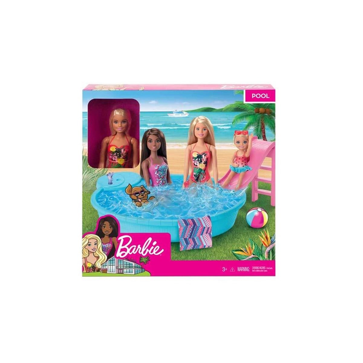 Barbie ve Eğlenceli Havuzu GHL91 